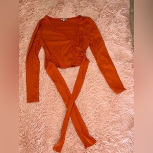 Orange Crop top